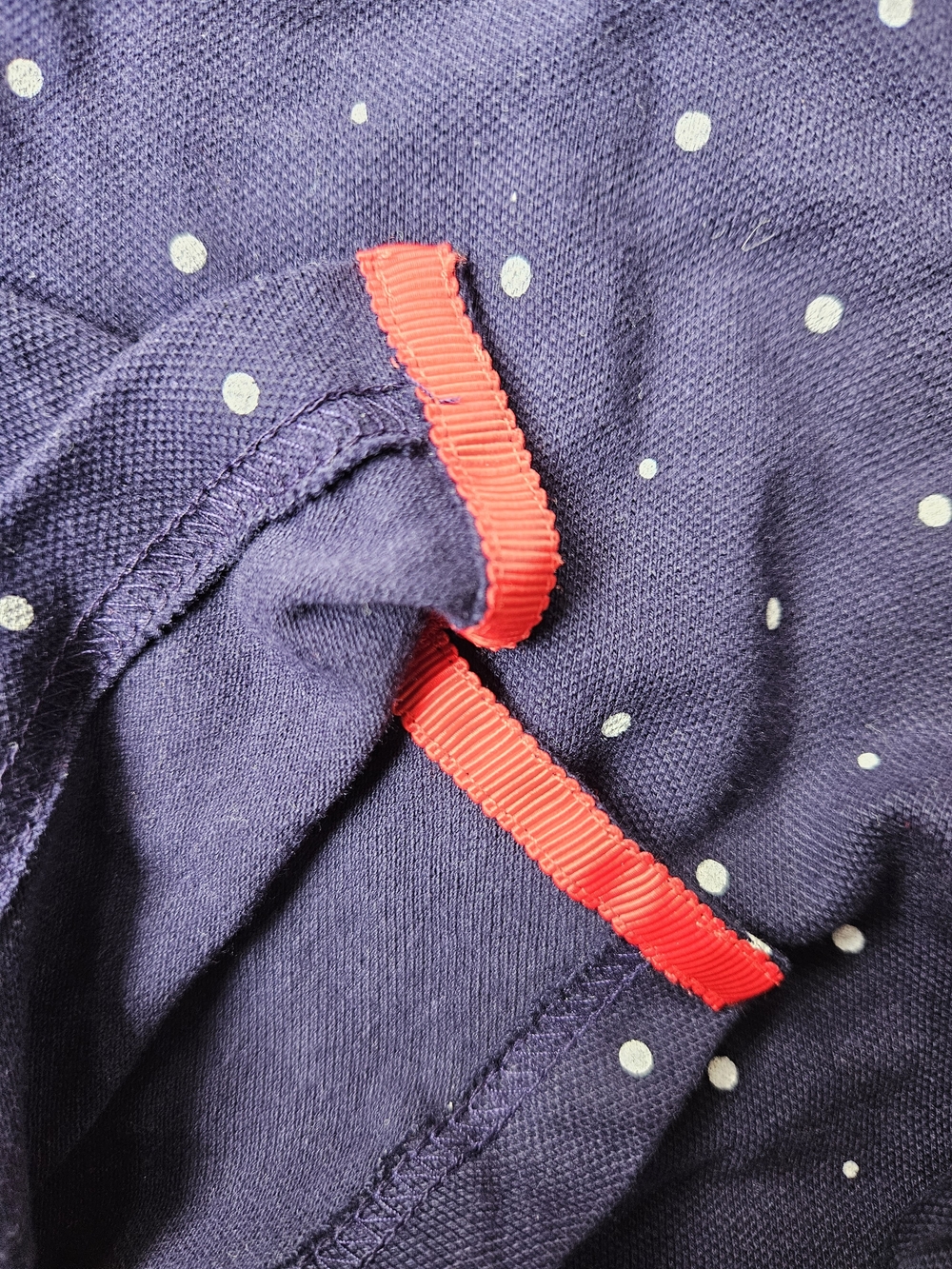 U.S. Polo Assn. Navy Polo with Red and White Trim - Picture 7 of 12